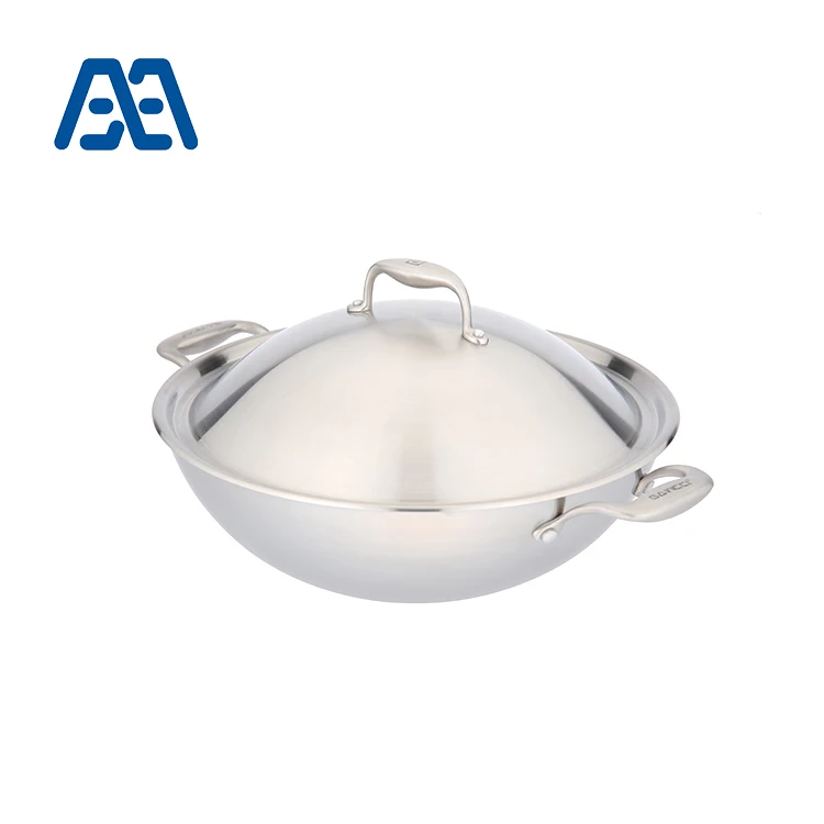 Последние Экономические 5-слоя нержавеющей стали китайский стиль ВОК