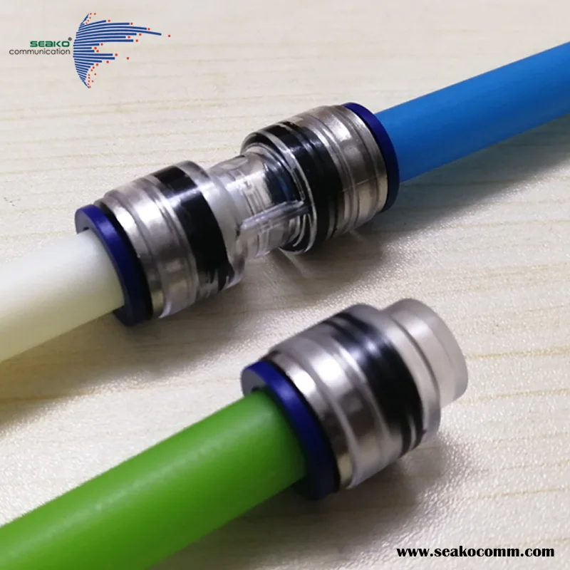
Free sample for quality evaluation, microduct straight couples, clear color, moderate price 