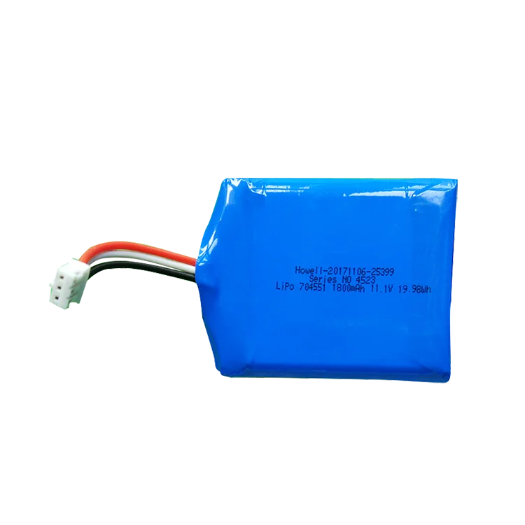 Lipo battery 11.1v 704551 11.1v li-ion battery pack 1800mah 11.1v lipo battery