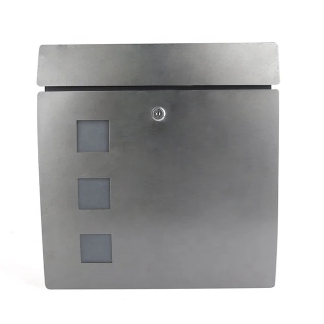 Metal Colored Drop Parcel Box Secure Mailbox