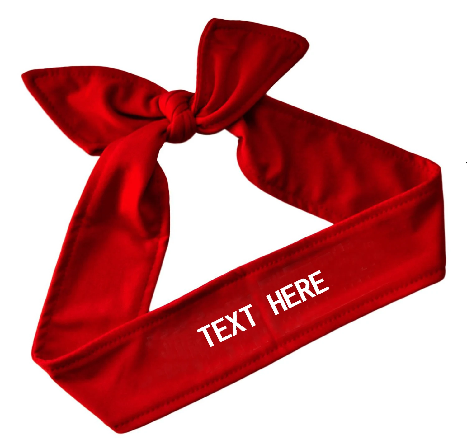 Настраиваемая вышитая Спортивная хлопковая повязка на голову с надписью