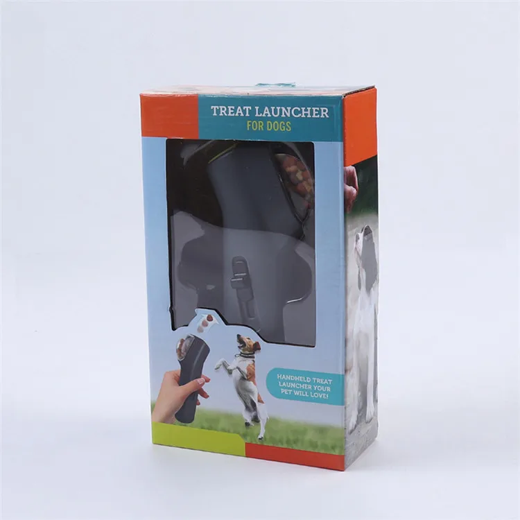 
Dispenser training food snack interactive dog pet treat launcher 