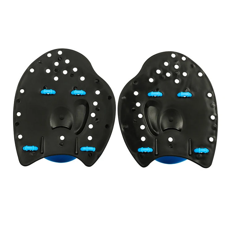 Silicone Swimming Hand Flipper Swim Training Finger Webbed Gloves Fins Paddle