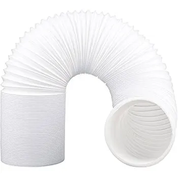 Термостойкий 5 дюймов PP выхлопной пыли сбора Гибкая спиральная труба кондиционирования воздуха портативный выхлопной шланг