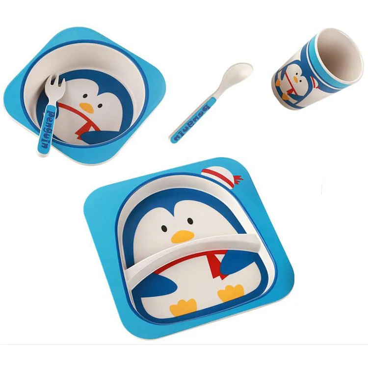 Bamboo Fiber dinnerware Bamboo Fiber Cup Children Tableware Dish set