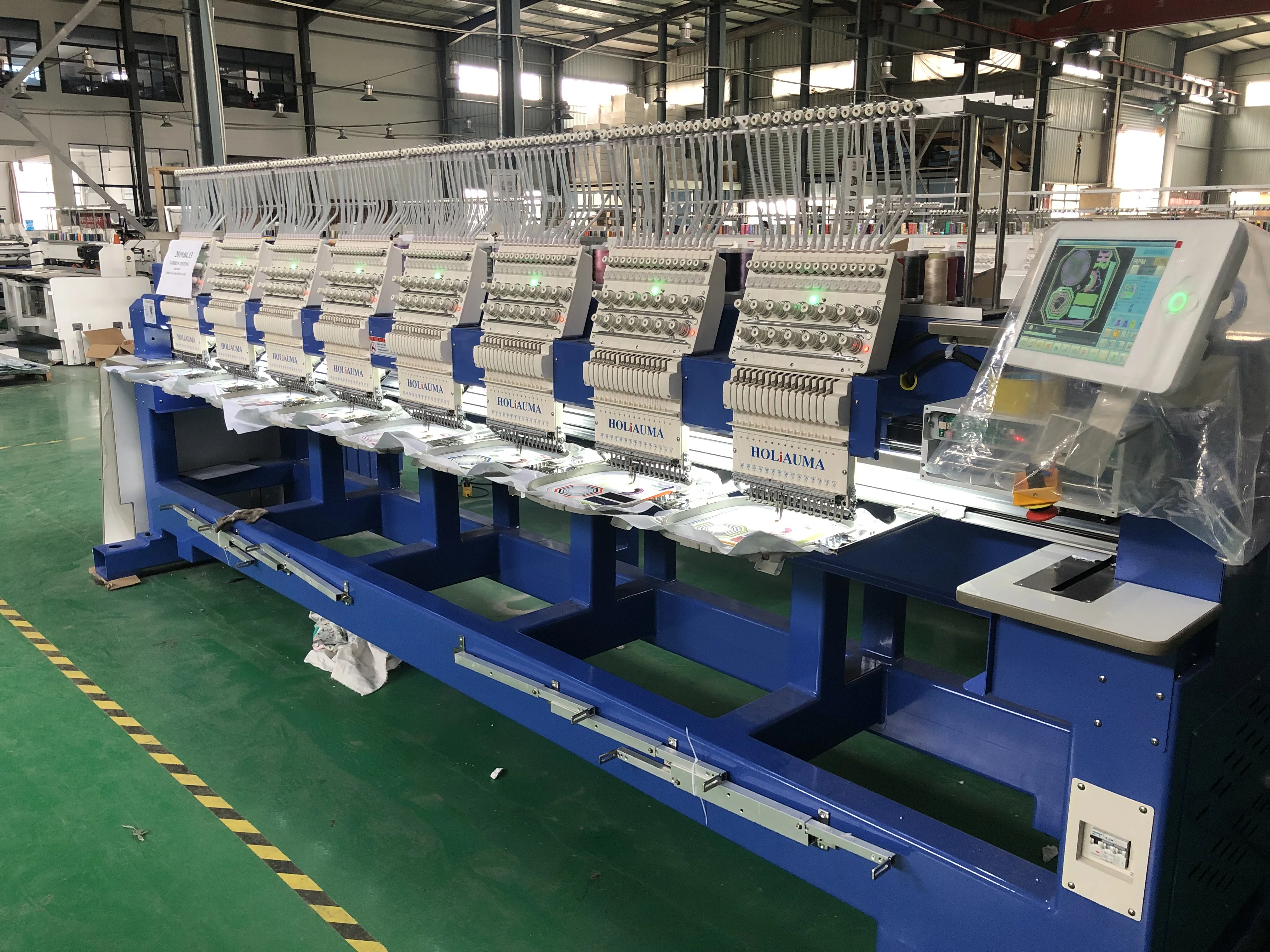 10 лет службы 8 головок 15 цветов компьютеризированная вышивальная машина типа barudan для кепок и рубашек