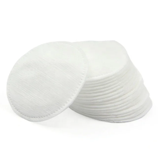 Wholesale fashion facial cleansing make up cosmetics cleaning round cotton pads 100% pure cotton skin care makeup remover pads