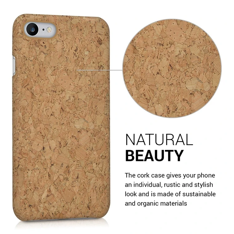 new arrival eco friendly biodegradable natural cork case for iphone 6 6s plus