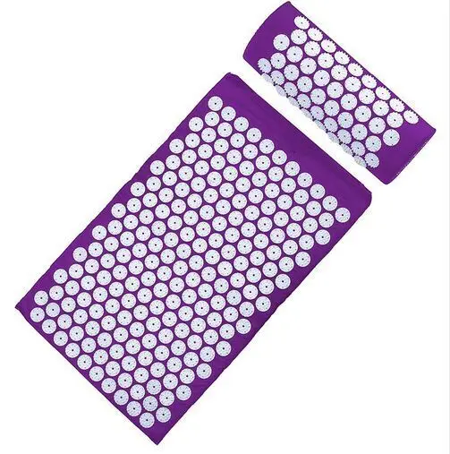 Massager Cushion Acupressure Mat Relieve Stress Pain Acupuncture Massage Pillow Spike Yoga Mat with Pillow
