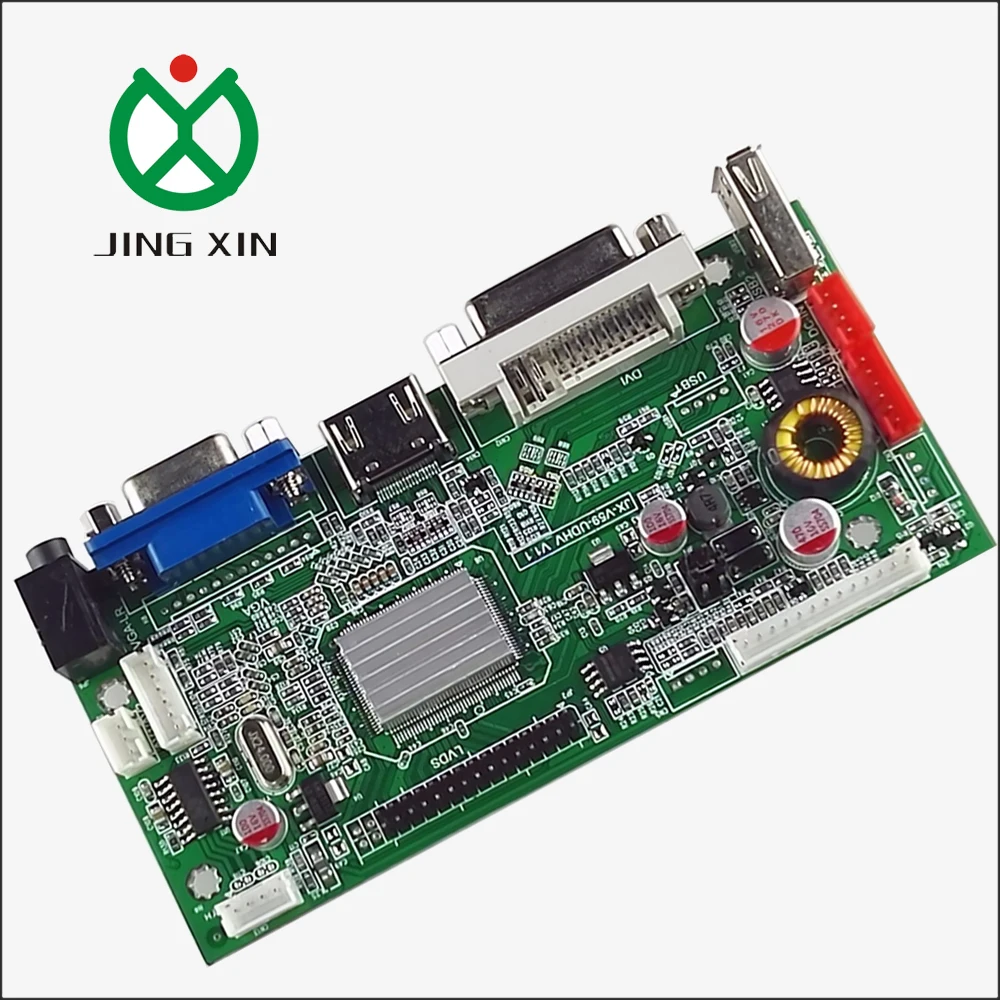 JX- HDMI+DVI+AV+VGA +Audio LCD controller board support big size DIY lcd monitor