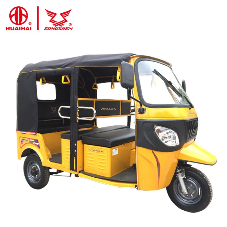 Китайский бренд Zongshen, мотоцикл Tuk Bajaj Auto rickshen