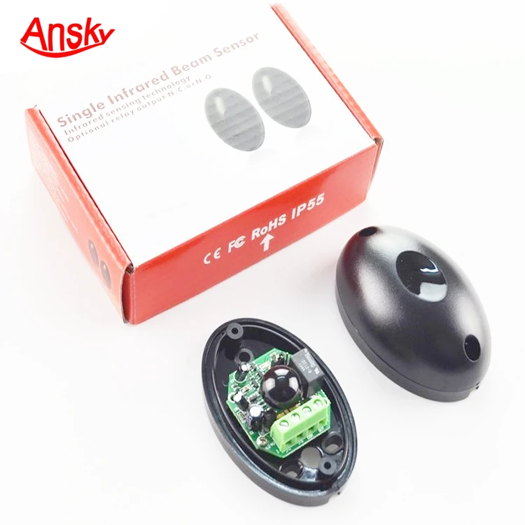 automatic high quality single infrared beam photocell sensor / poto sensor for garage gate opener
