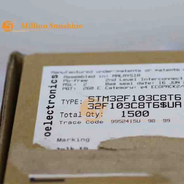 Микроконтроллеры микросхема памяти STM32F103C8T6 LQFP48