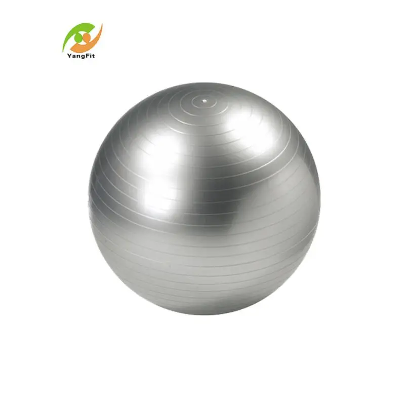 65cm smooth exercise inflatable ball as home gym or yoga equipment for fitness exercise use with quality foot pump