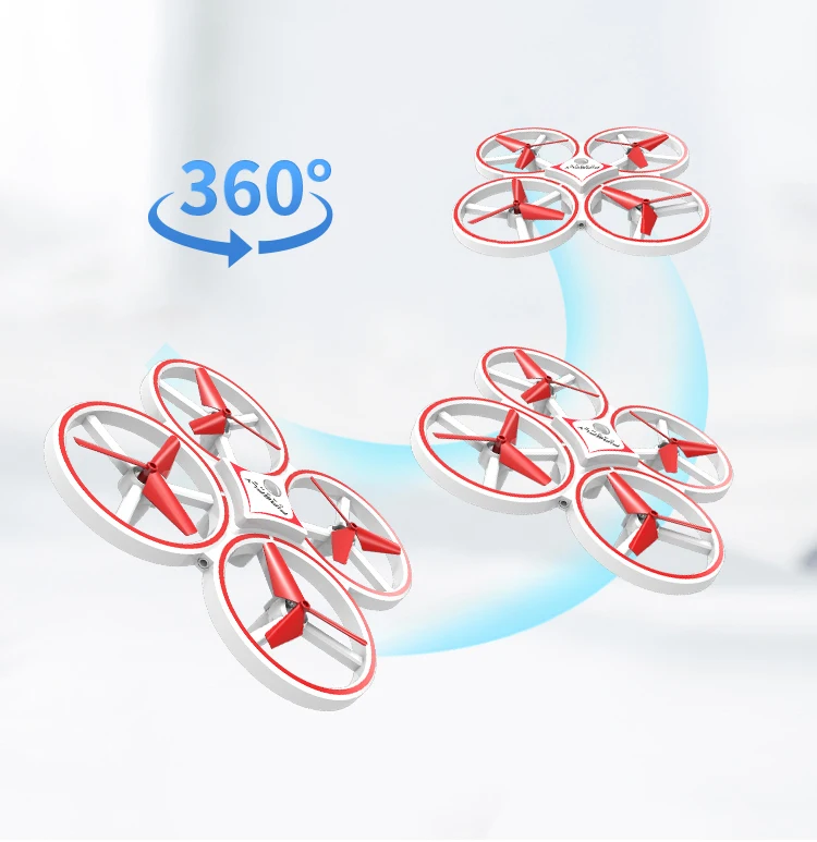 DWI 2 in 1 Induction UFO Auto Holding Gracity Sensor UAV Quadcopter Drone for Interaction
