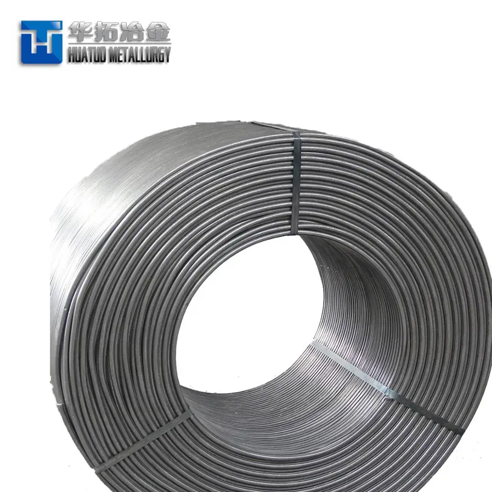 2021 Hot Sale Cored Wire/SiAlBaCa/CaSi Wire For Steelmaking