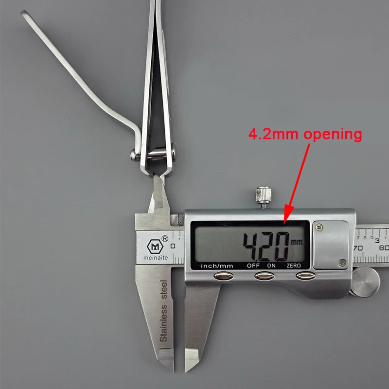 4.2mm Wide Jaw Opening Straight Curved Blades Edge Stainless Steel Finger and Toe nail Clipper Heavy Duty For Thick Nail