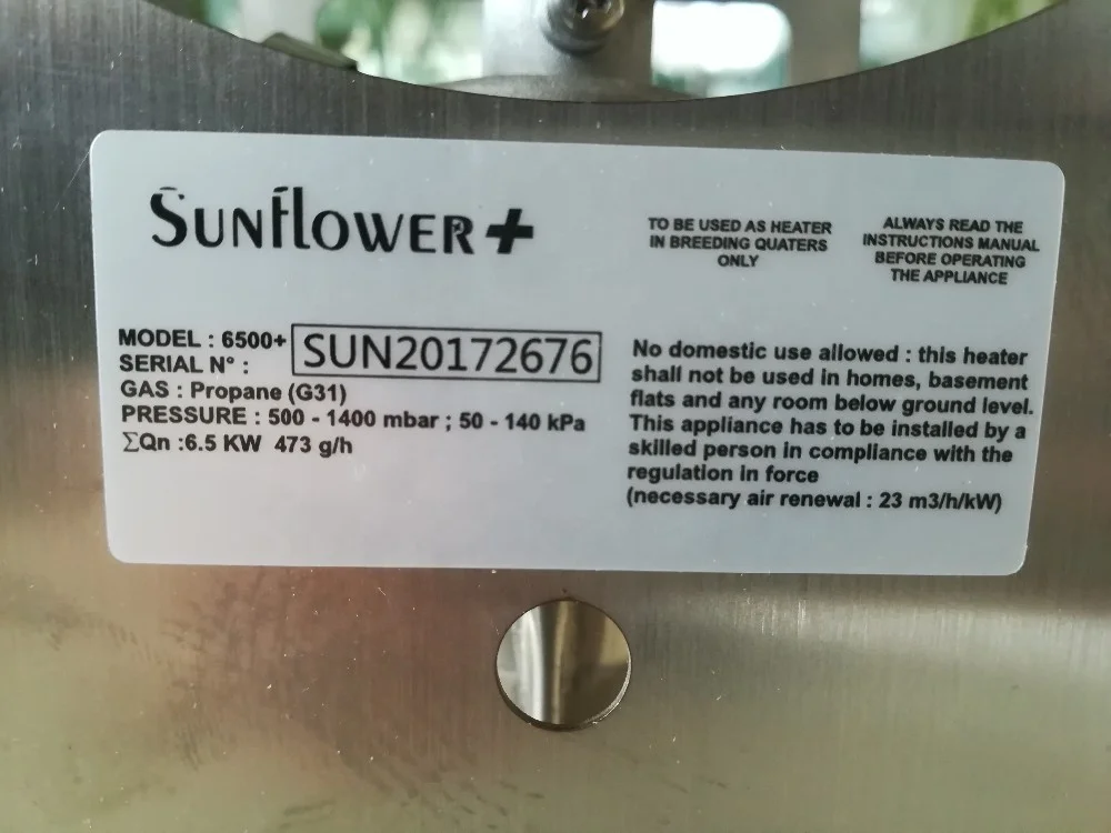 Poultry Gas Heater for Chicken House heating equipment