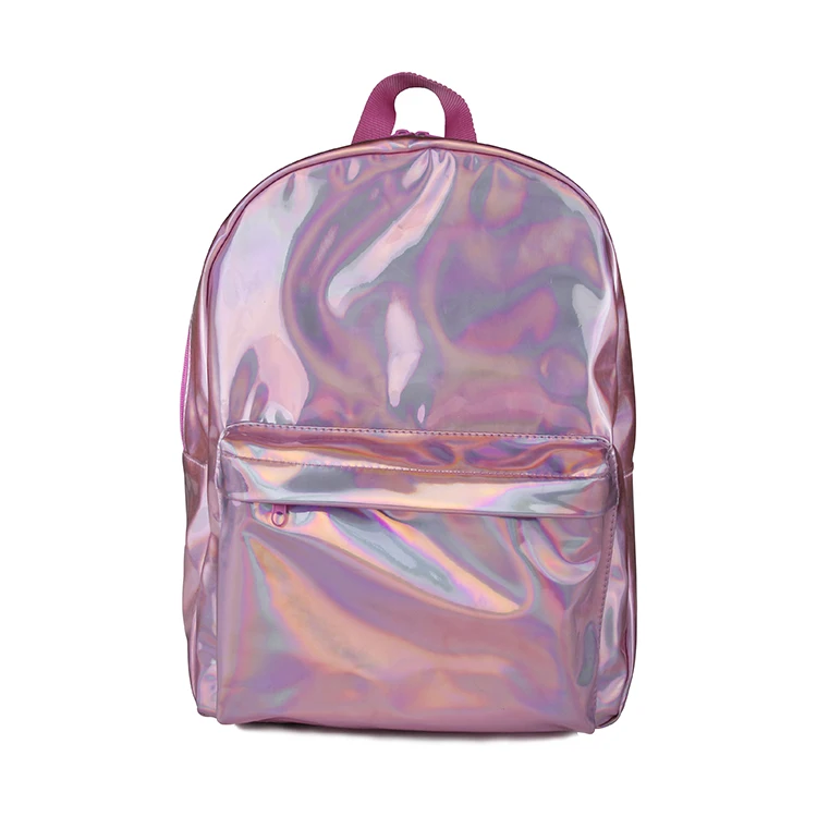 Shiny Fashion Cute Backpack New Holographic Waterproof Laser PU Leather School Bag