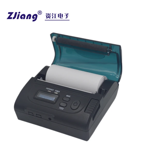 80 мм Мобильный Bluetooth термопринтер с многофункциональным экраном дисплея