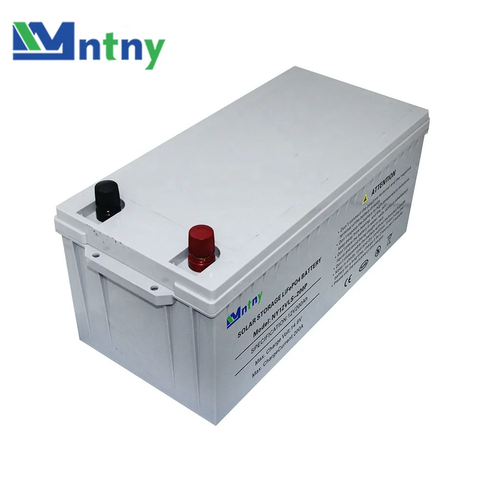 CNNTNY Lifepo4 12v 200ah Battery Pack Lipo Lithium Batteries for Solar Panel Supply