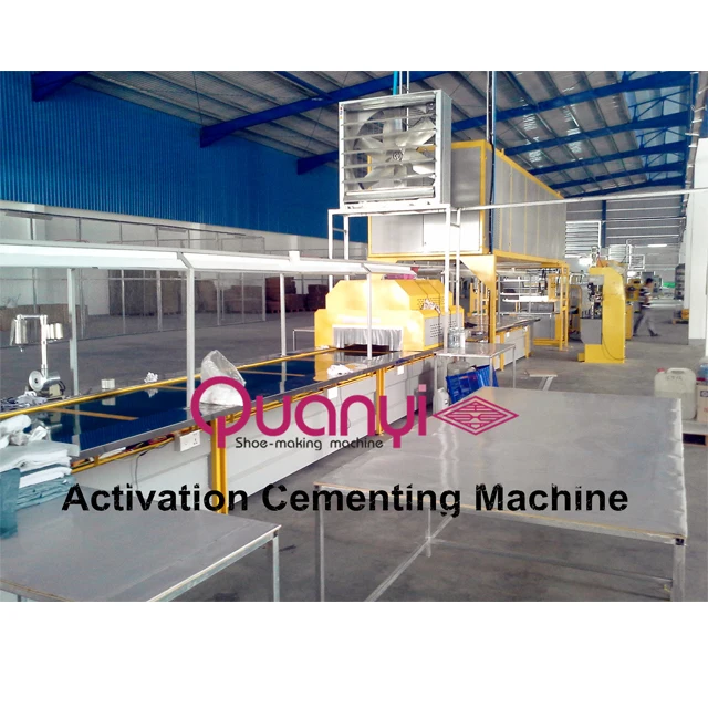 Конвейерная машина для обуви с длинной загрузкой, проект под ключ в камбодже, конвейерная машина для активации обуви