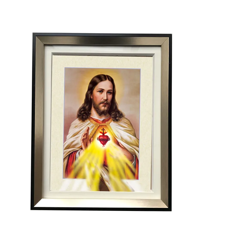 30x40 см линзовидный Иисус/Иисус статуя/Иисус Христос 3D-изображения