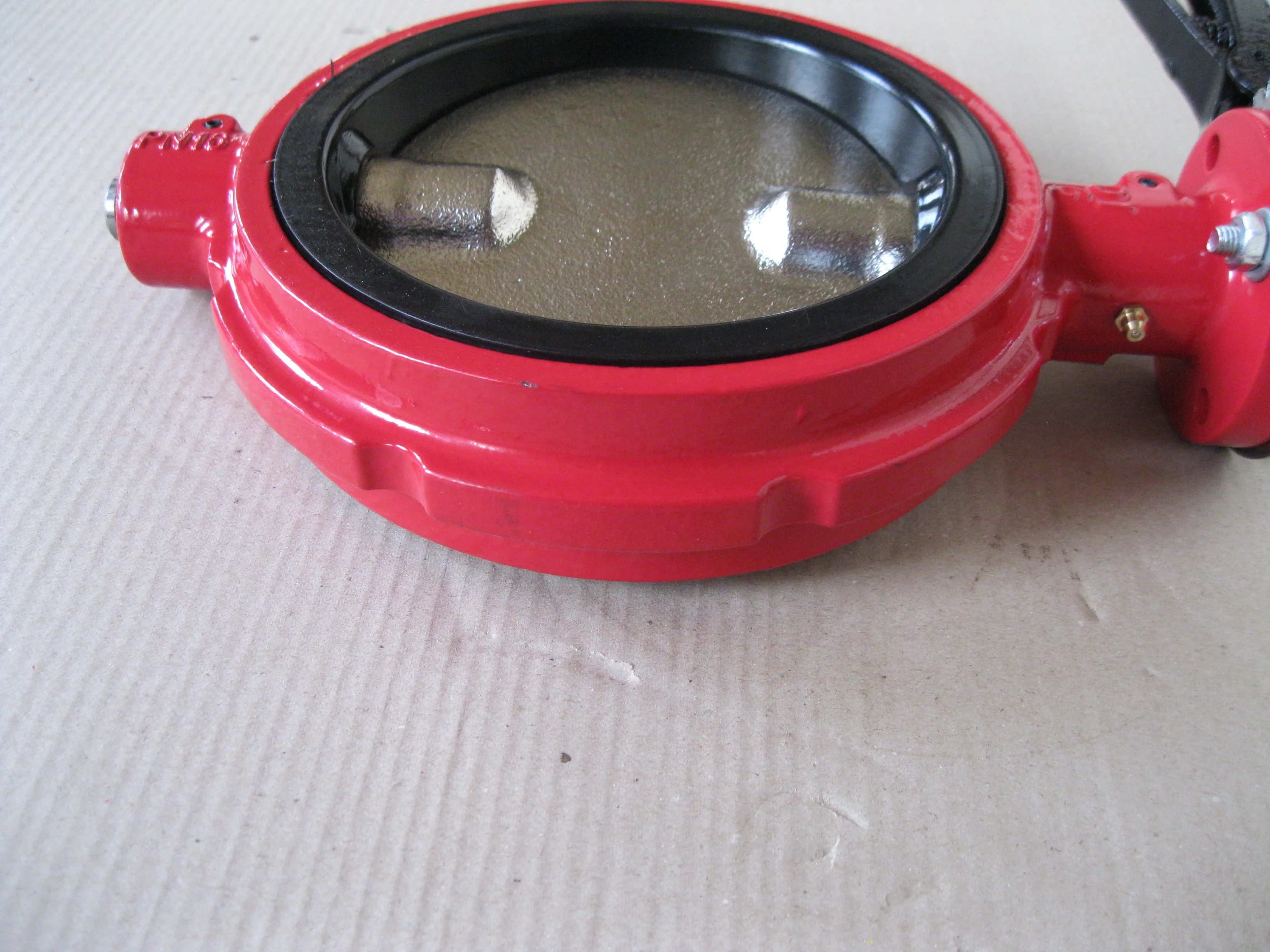 4' notch body two split stem oilfield wafer butterfly valve