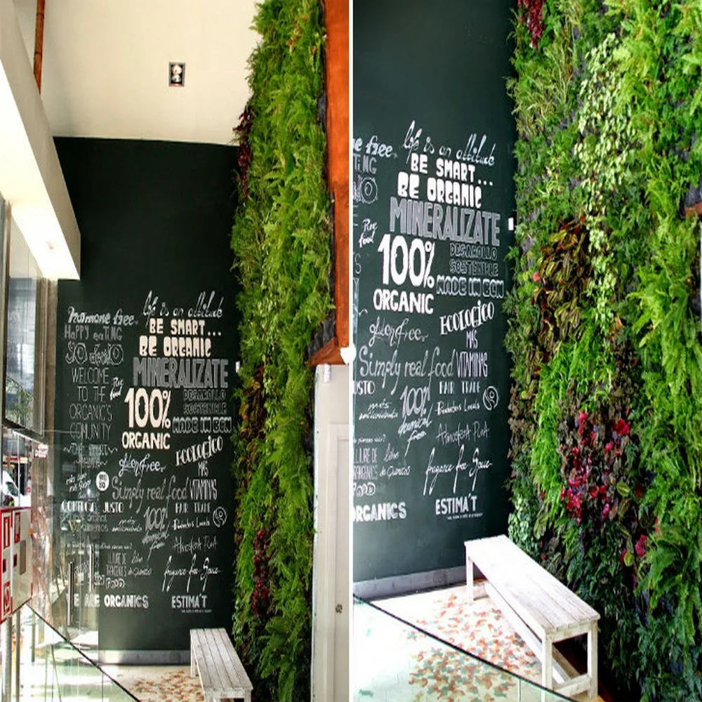 Natural Color New Design DIY Customized 5-10 Years New Design DIY Customized Green Wall Vertical Garden with Foliage Grass