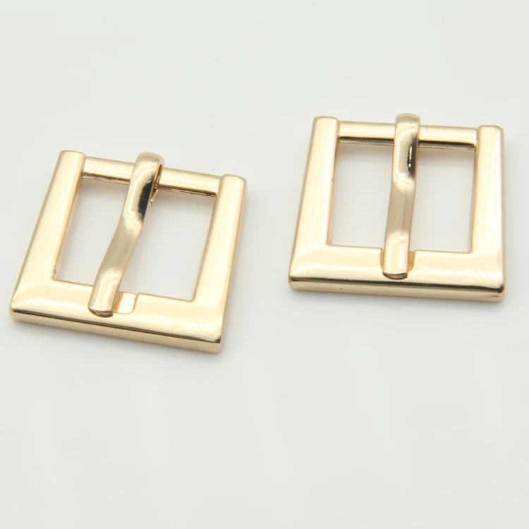 Custom Light Gold Fastening Metal Pin Belt Buckle Custom Fastening For Handbag