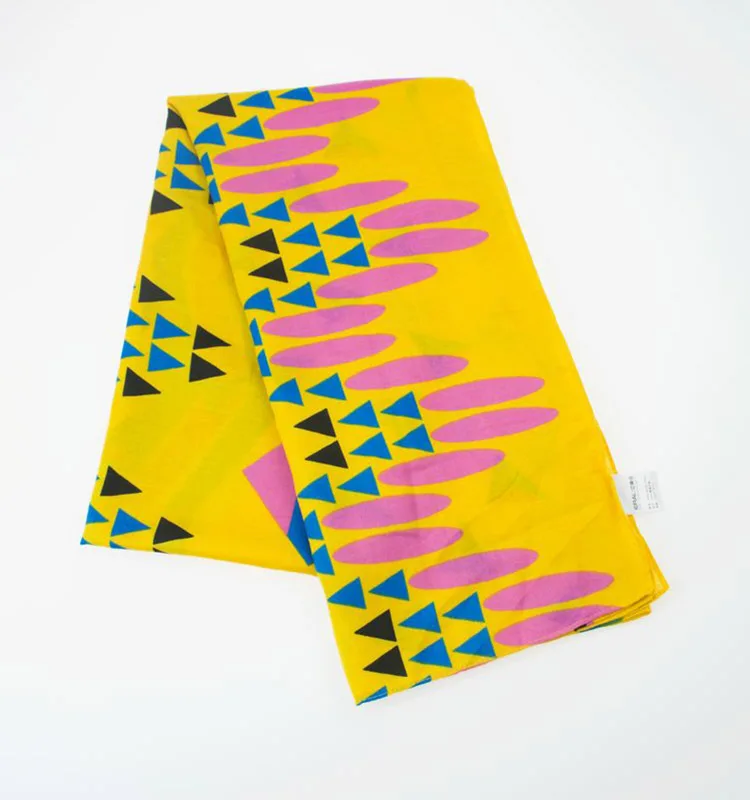 Rulan 2021 new design wholesale voile screen printing polyester cartoon scarf