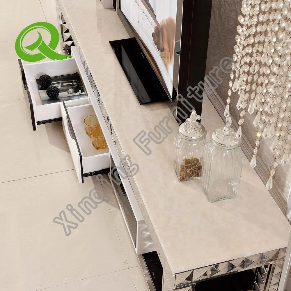 
Modern living room furniture marble design TV bench tv cabinet furniture 