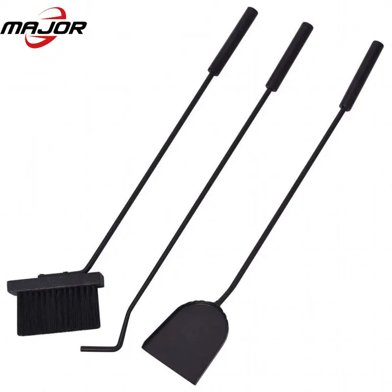 Two wheels heavy duty indoor stove wood firewood trolley log cart with working tools