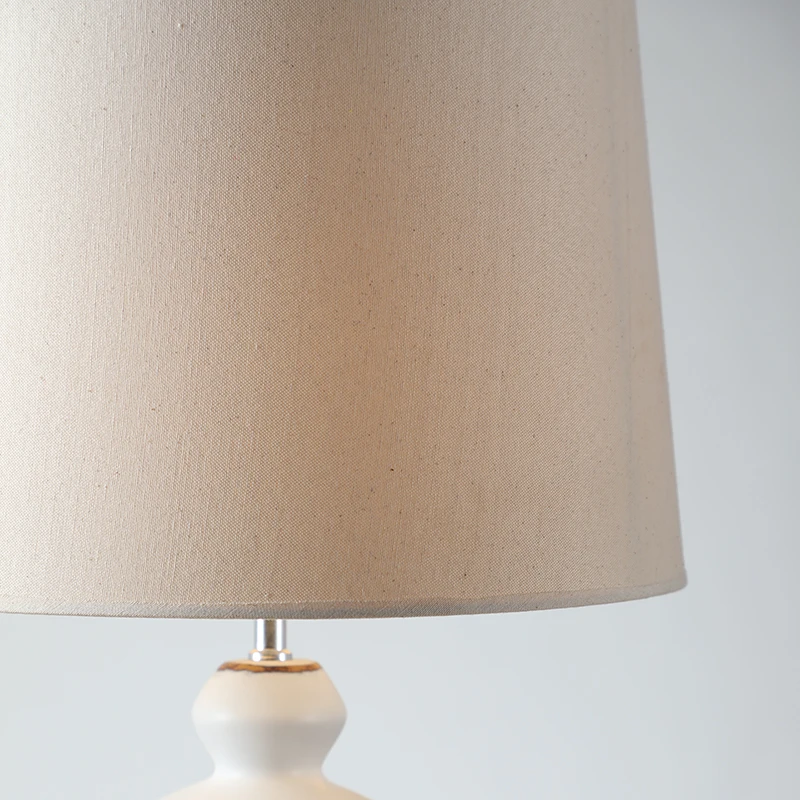 Bedside Table Lights Bottle Gourd Shape Resin Decorative Lamp For Living Room