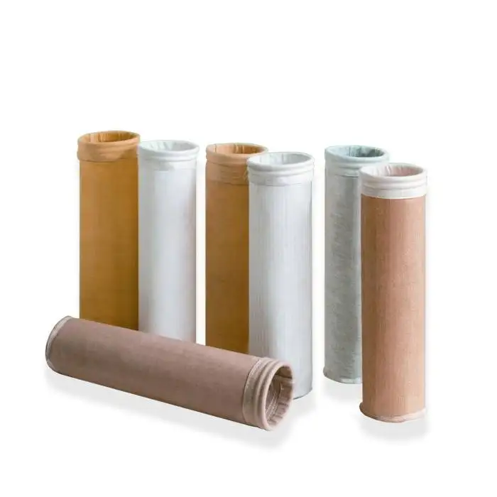 Polyester, polypropylene, fiberglass, Aramid/Nomex, PPS, P84, ptfe dust collector filter bags