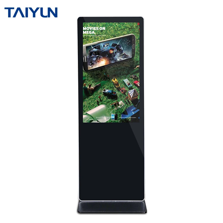 Торговый центр 47 дюймов отдельно стоящий android wifi сплит-экран smart digital signage