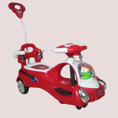 Multi-functional Trolley Cheap Plastic Ride On Twist Car  With Colorful Light For Kids