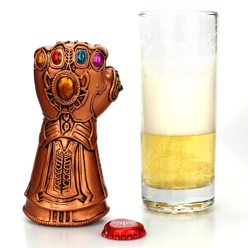 Thanos Bottle Opener Manual Can Opener Steel with Resin Beer Opener