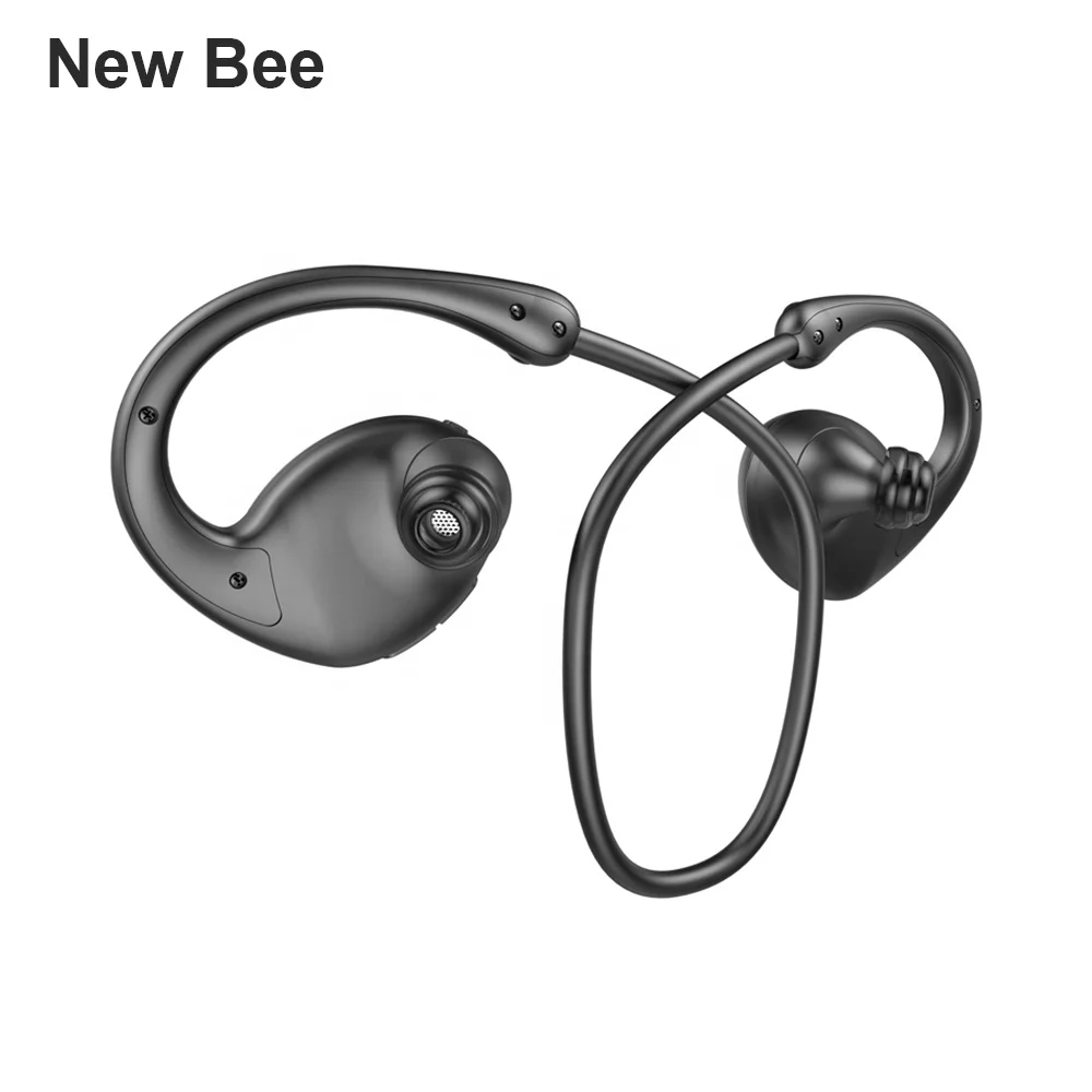 Waterproof wireless bass bluetooth headphones with microphone for android