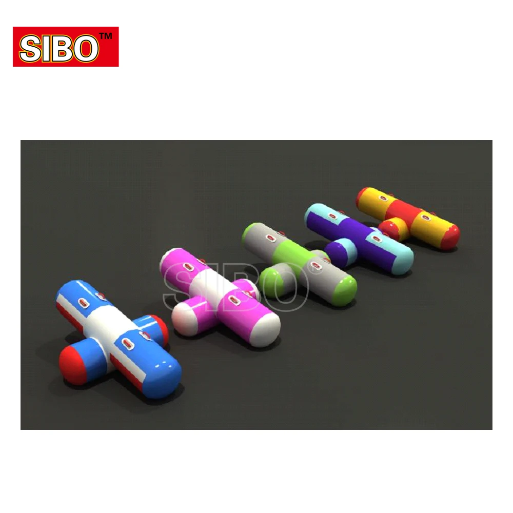 0.9mm PVC adult game inflatable water seesaw for water park