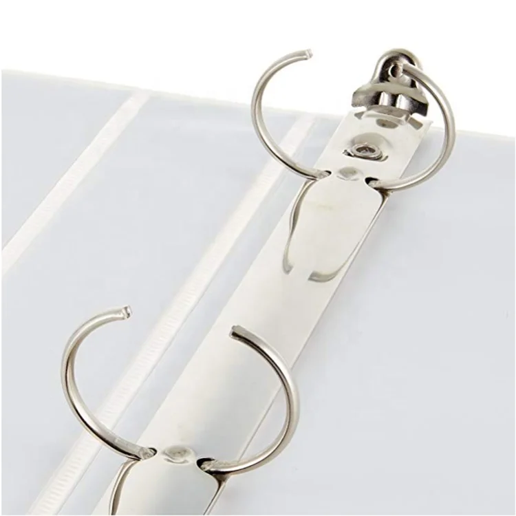 Wholesale Custom Solid Color Cover  3 Ring PVC Binder Ring Binder Filing Products File Folder