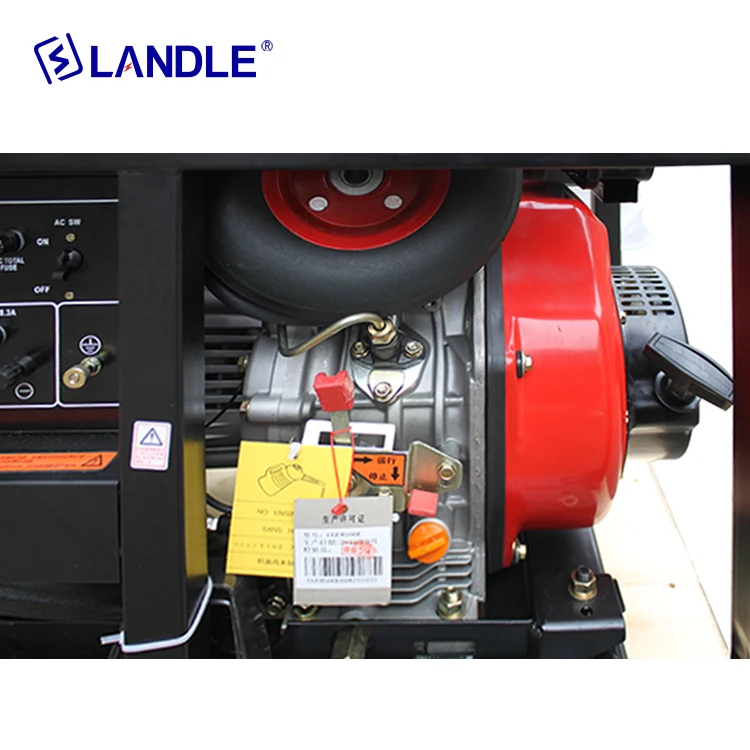 6.5kw silent diesel generator set for home use