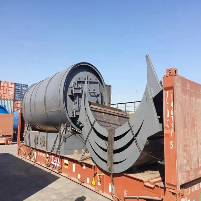 Semi-continuous 10Tons/day plastic to oil process machine in good quality