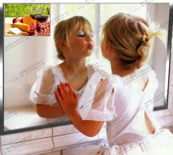 touch screen portable selfie  magic mirror photo booth kiosk machine