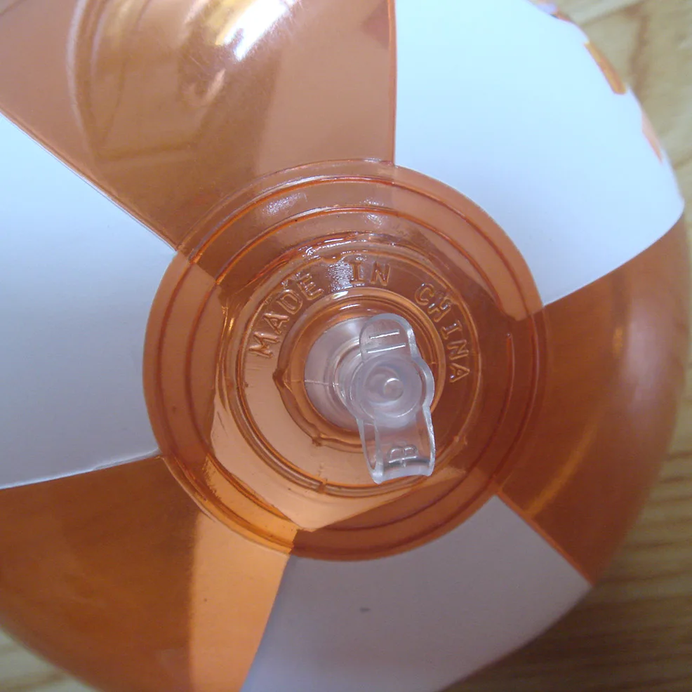 8inch inflatable beach ball with cmyk printing