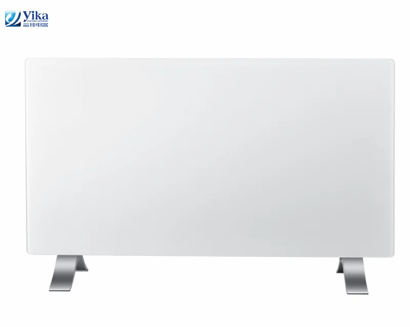 Big LED Display Touch Screen Heater Decorations Glass Convector Heater 2000w