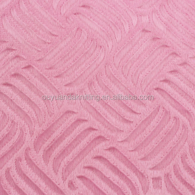 
Warp Knitted 230gsm Brushed Super Soft Polyester Minky Plush Baby Blanket Fabric 