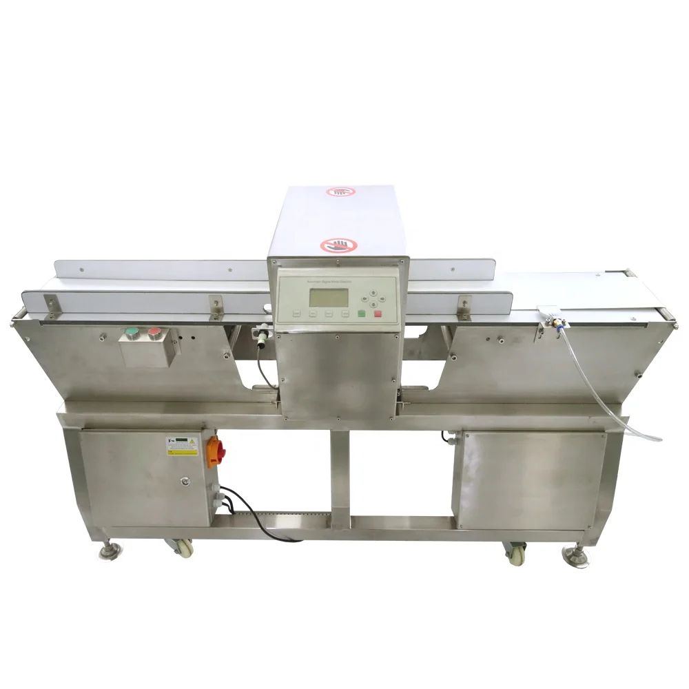 Высокочувствительный конвейер ленточный детектор металла для еды, пластик, соус промышленности завод