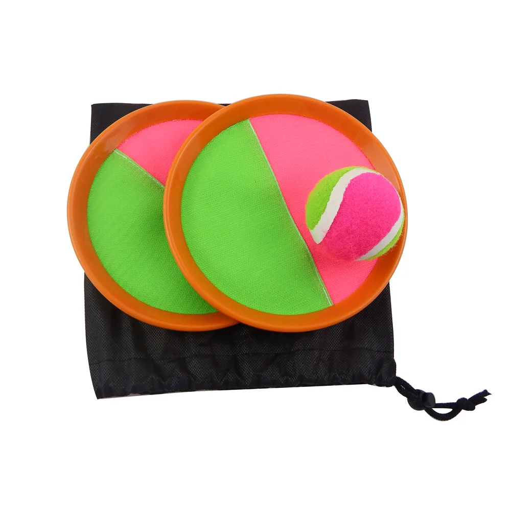 Toss And Catch Sports Game Set For Kids With Ball & Self-Stick Grip Stick Catch Ball
