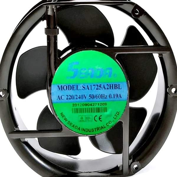 SA1725A2 HBL 220-240V 0.19A 172*150*51mm aluminum frame cooling fan
